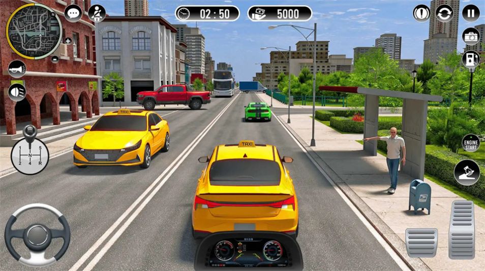 超级英雄出租车模拟器游戏