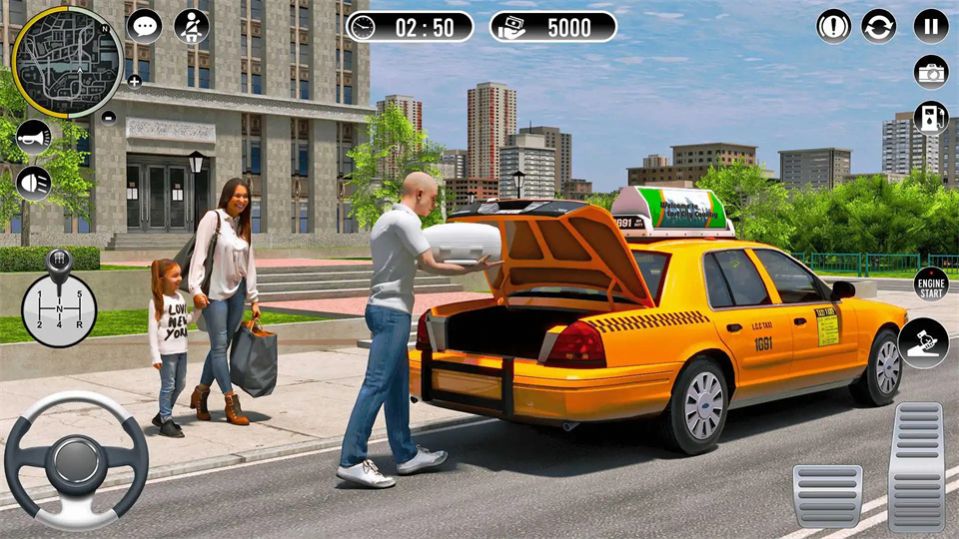 超级英雄出租车模拟器游戏