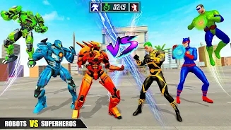 机器人VS超级英雄格斗