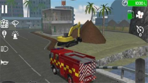 儿童消防车模拟器