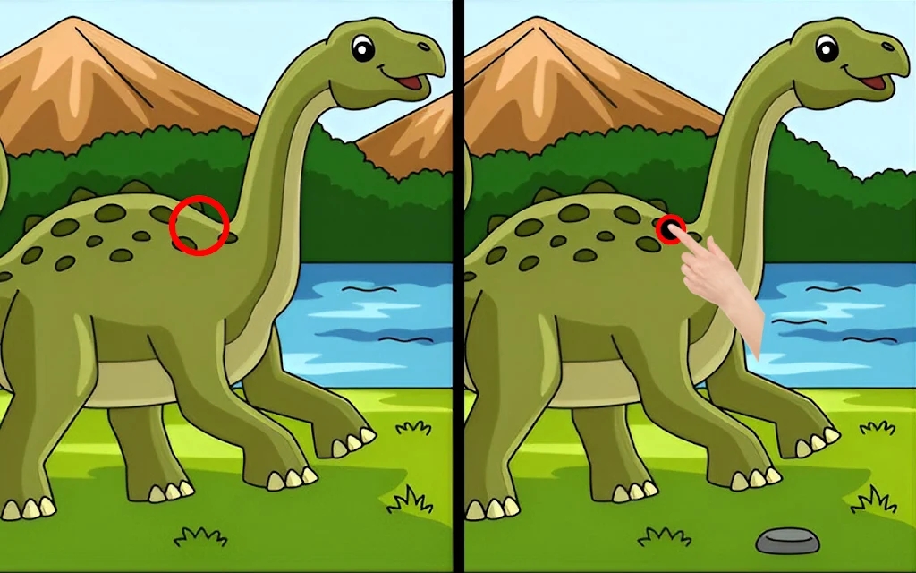 找不同的恐龙